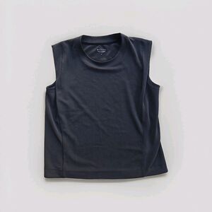 Athleta Women's Seasoft Tank Sweatshirt  Black Size M  EUC